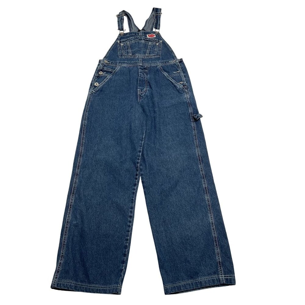 SOLID Oak Vintage Overall Pant in Blue